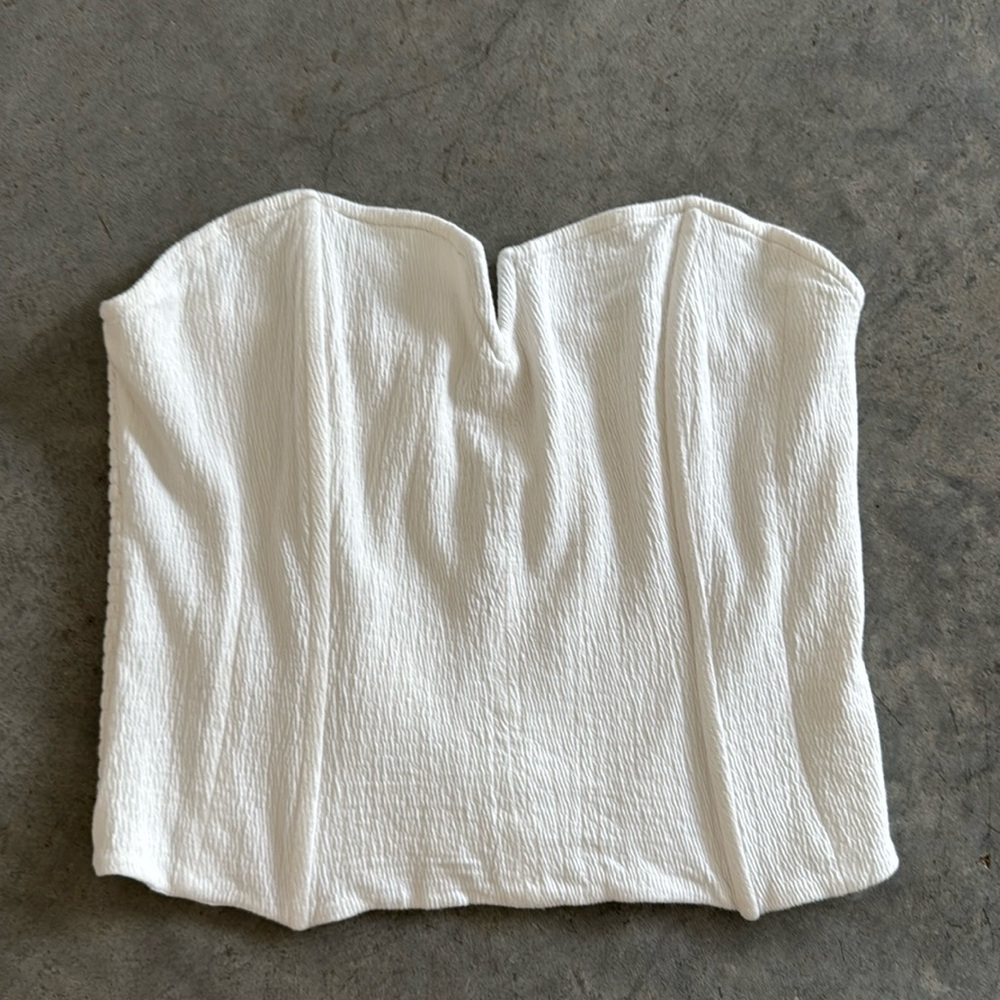 Anthro Strapless Top - size S